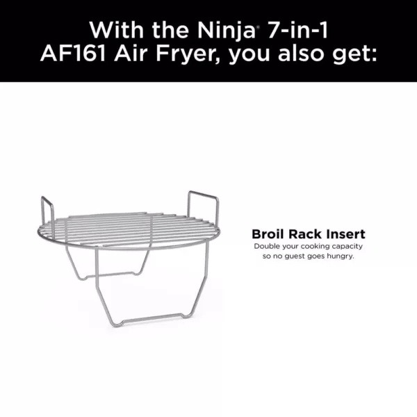 NINJA 5.5 Qt. Grey XL Ninja Air Fryer Max