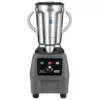 Waring Commercial CB15 128 oz. 10-Speed Stainless Steel Blender Silver with 3.75 HP and Electronic Touchpad Controls