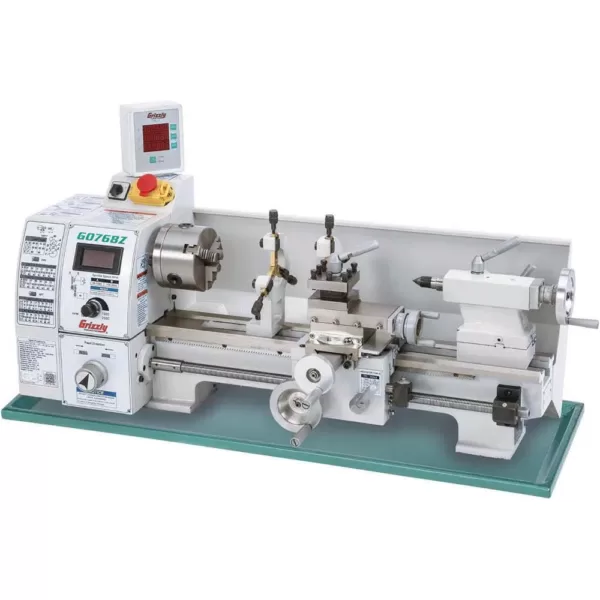 Grizzly Industrial 8 in. x 16 in. Variable-Speed Lathe with DRO