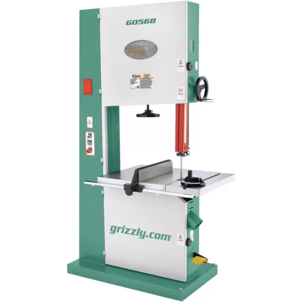 Grizzly Industrial 24" Industrial Bandsaw 5 HP Single-Phase