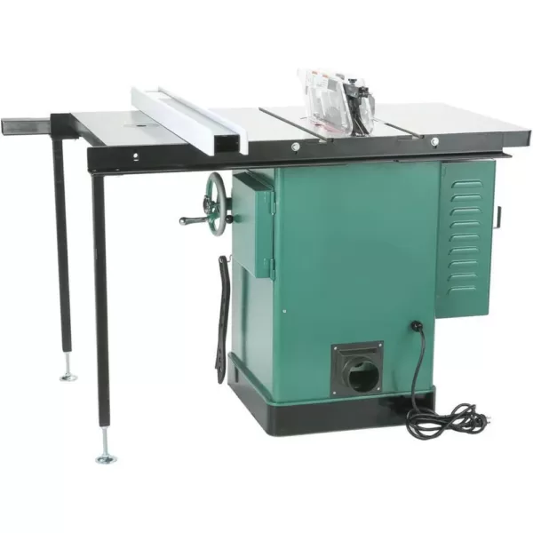 Grizzly Industrial 10 in. 3 HP 240-Volt Cabinet Left-Tilting Table Saw