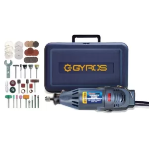 Gyros PowerPro 1.2-Amp Variable Speed Rotary Tool Kit (50-Accessories)