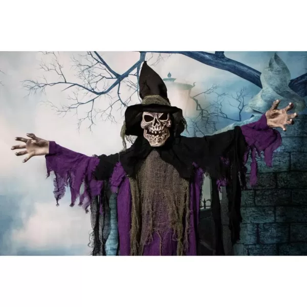 Haunted Hill Farm 6 ft. Skeleton Witch Halloween Prop