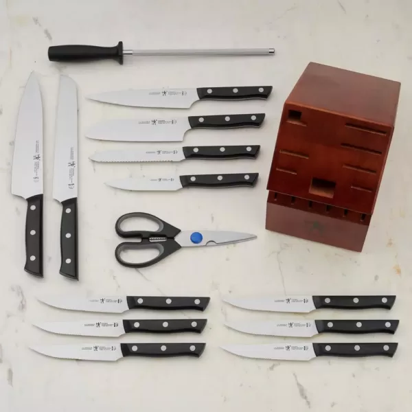 Henckels Dynamic 15-Piece Stainless Steel German Knife Block Set