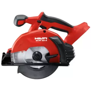 Hilti 22-Volt Lithium-Ion Cordless Circular Saw Kit, Two 8.0 Ah Batteries, Charger and Bag