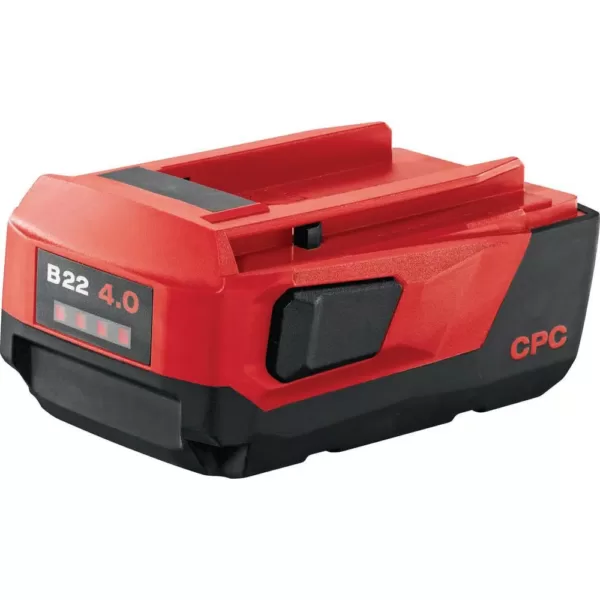 Hilti 22-Volt SB 4 Lithium-Ion Cordless Band Saw with Two 4.0 Ah Batteries, Charger, Rafter Holder, 10/14 TPI Blade and Bag