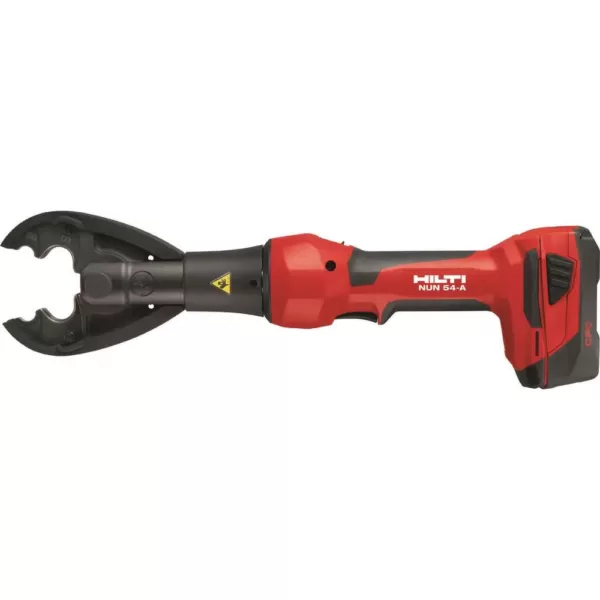 Hilti 22-Volt NUN 54 Inline Universal 6T Cordless Crimper/Cutter Kit with B 22/4.0 Li-Ion Battery Pack, Charger and Strap
