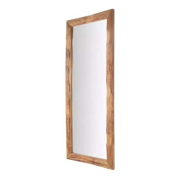 Home Decorators Collection Oversized Brown Wood Frame Classic Floor Mirror (76 in. H x 31 in. W)