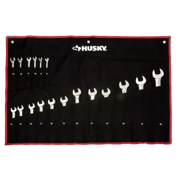 Husky Master Metric and SAE Ratcheting Wrench Set (34-Piece)