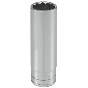 Husky 1/2 in. Drive 1/2 in. 12-Point SAE Deep Socket