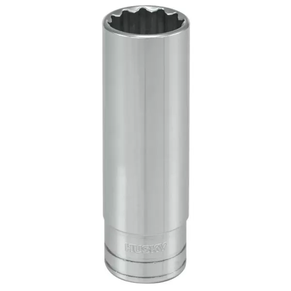 Husky 1/2 in. Drive 3/4 in. 12-Point SAE Deep Socket