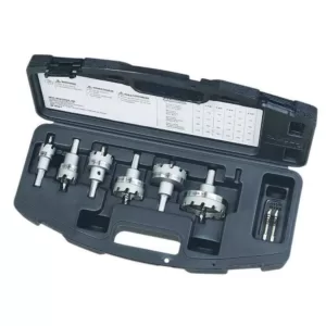 Ideal TKO Master Electrician's 7/8 in. to 2-1/2 in. Carbide-Tipped Hole Cutter Kit (8-Piece)