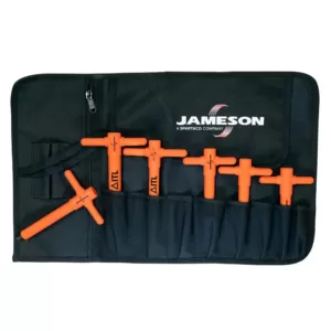 Jameson 1000-Volt Insulated Imperial T-Handle Hex Key Set (6-Piece)