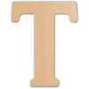Jeff McWilliams Designs 23 in. Oversized Unfinished Wood Letter (T)