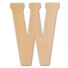 Jeff McWilliams Designs 23 in. Oversized Unfinished Wood Letter (W)