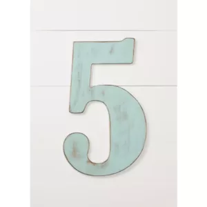 Jeff McWilliams Designs 18 in. Oversized Unfinished Wood Number "5"