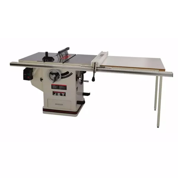 Jet 5 HP 10 in. Deluxe XACTA SAW Table Saw with 50 in. Fence, Cast Iron Wings and Riving Knife, 230-Volt