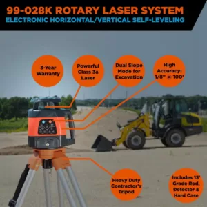 Johnson Electronic Dual Slope Rotary Laser Level System