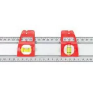 Kapro 36 in. Set and Match Ruler with Sliding Vials Knife Guide Handle and with English Graduations 1/8