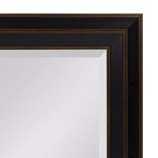 Kate and Laurel Large Rectangle Bronze Beveled Glass Contemporary Mirror (41.63 in. H x 29.63 in. W)