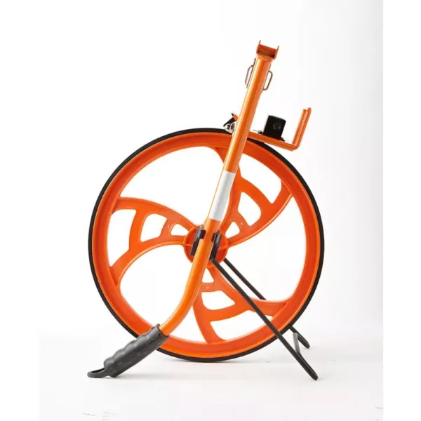 Keson 15-1/2 in. Metal Professional Measuring Wheel, ABS Molded Spoked Wheel - Measures in Feet (5 Digit Counter)