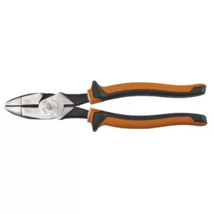 Klein Tools 9 in. Electrician's Insulated High Leverage Side Cutting Pliers