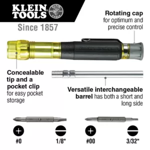 Klein Tools 4-in-1 Electronics Pocket Screwdriver