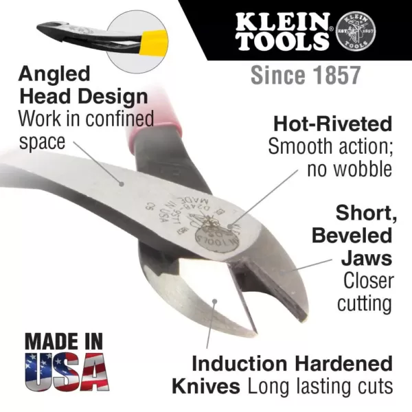 Klein Tools 8 in. Diagonal Cutting Pliers