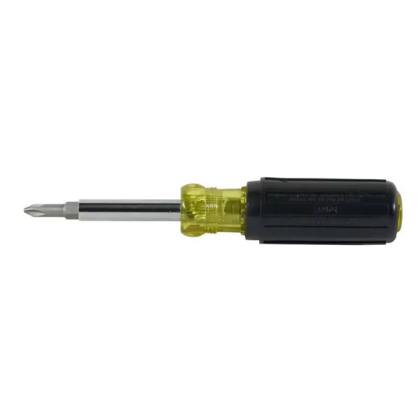 Klein Tools 5-in-1 Screwdriver/Nut Driver- Cushion Grip Handle