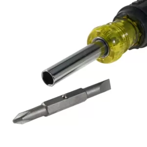 Klein Tools 5-in-1 Screwdriver/Nut Driver- Cushion Grip Handle