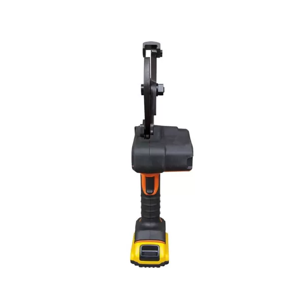Klein Tools Battery-Operated Cu/Al Open-Jaw Cutter with Two 2 Ah Batteries Charger and Bag