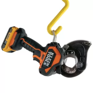 Klein Tools Battery-Operated EHS Closed-Jaw Cutter with Two 2 Ah Batteries Charger and Bag