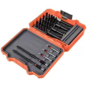 Klein Tools S2 Steel Pro Impact Power Bit Drill Bit Set (26-Piece with Case)