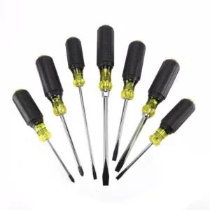 Klein Tools 7-Piece Assorted Screwdriver Set with Cushion Grip Handles
