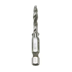 Klein Tools 1/4 in. High Speed Steel 10-24 Drill Tap