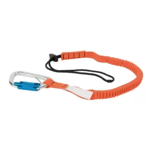 Klein Tools Tool Tether (15 lbs.) with Triple-Locking Carabiner