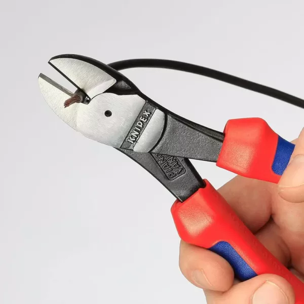 KNIPEX 5-1/2 in. High Leverage Diagonal Cutters with Comfort Grip