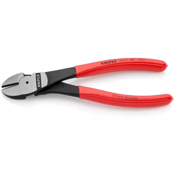 KNIPEX 7-1/4 in. High Leverage Angled Diagonal Cutters