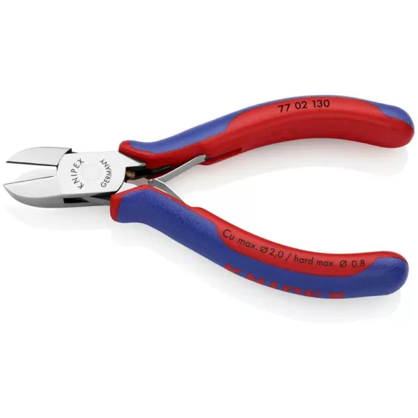 KNIPEX 5-1/4 in. Electronics Diagonal Cutters with Comfort Grip Handles