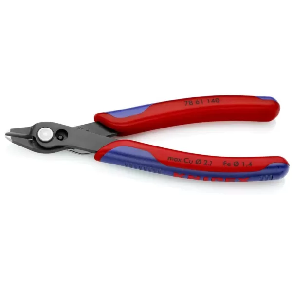 KNIPEX 5-1/2 in. Electronics Super Knips XL with Comfort Grip Handles