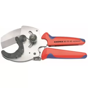 KNIPEX 8-1/4 in. PVC Pipe Cutter with Comfort Grip Handles
