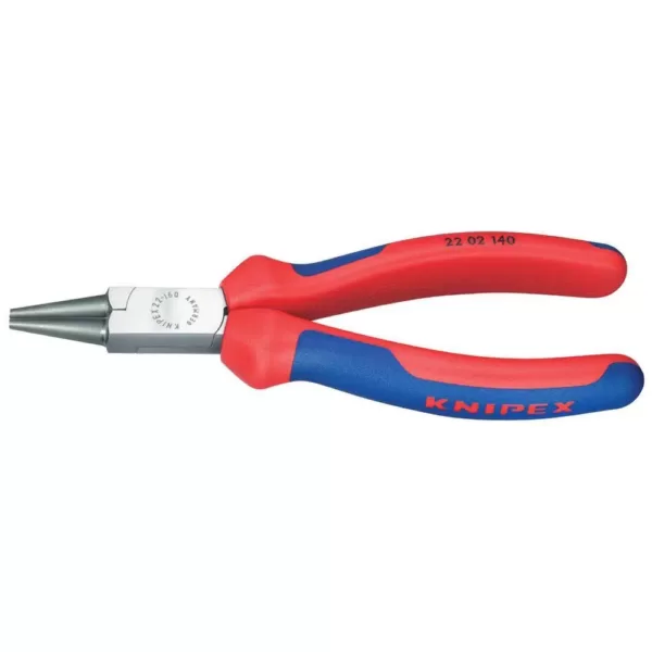 KNIPEX 5-1/2 in. Round Nose Pliers with Comfort Grip