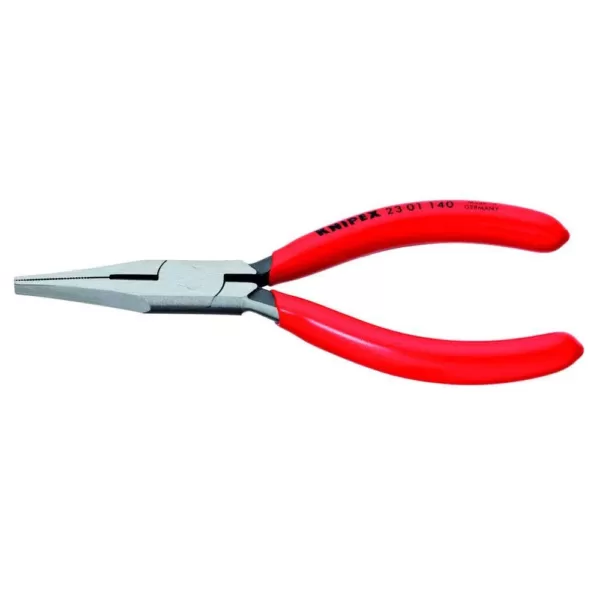 KNIPEX 5-1/2 in. Flat Nose Pliers with Cutter