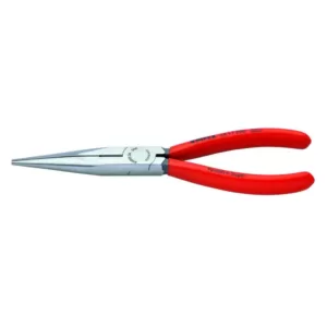 KNIPEX Heavy Duty Forged Steel 8 in. Long Nose Cutting Pliers with 61 HRC Cutting Edge