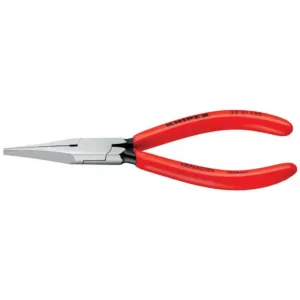 KNIPEX 5-1/4 in. Long Nose Relay Adjusting Pliers-Flat Tips