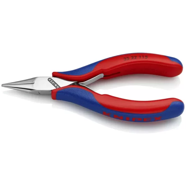 KNIPEX 4-1/2 in. Half Round Tips Electronics Pliers