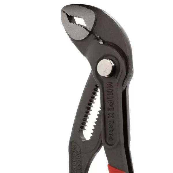KNIPEX Heavy Duty Forged Steel 7 in. Cobra Pliers with 61 HRC Teeth