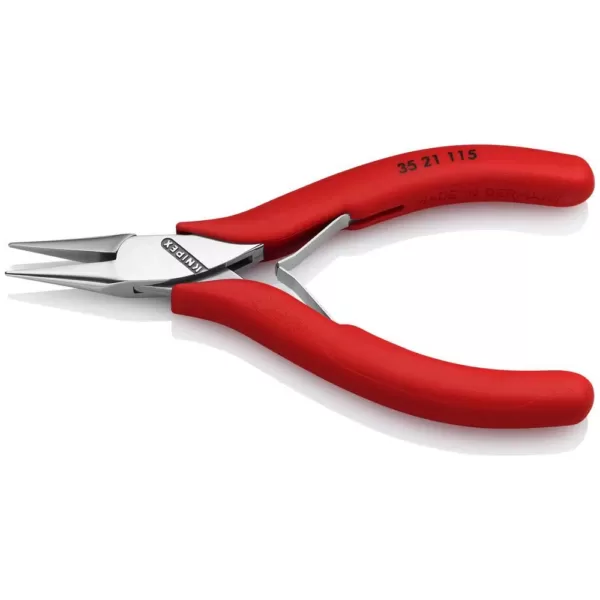KNIPEX 4-1/2 in. Electronics Gripping Pliers with Half Round Tips