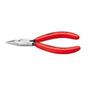 KNIPEX 5 in. Electronics Gripping Pliers-Half Round Tips