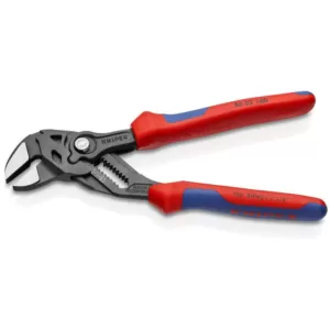 KNIPEX 7-1/4 in. Pliers Wrench with Comfort Grip Handles in Black
